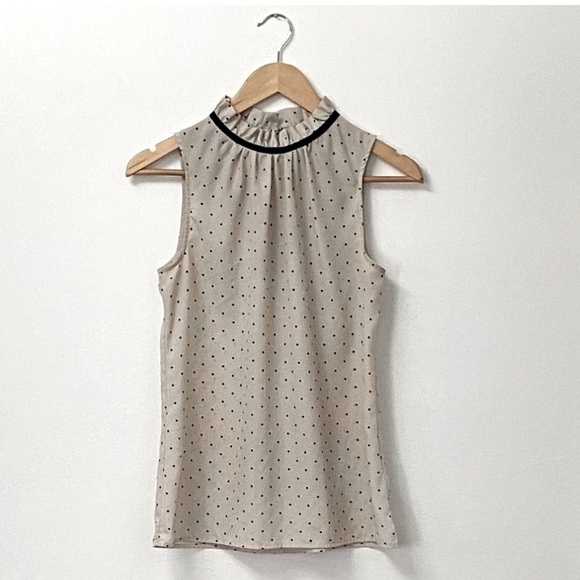 Jacob Polka Dot Sleeveless Blouse - Picture 1 of 5